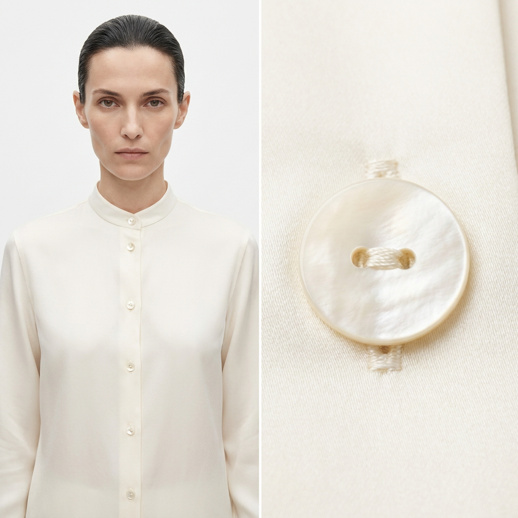 White Clam Pearl 300 2-Hole Button model
