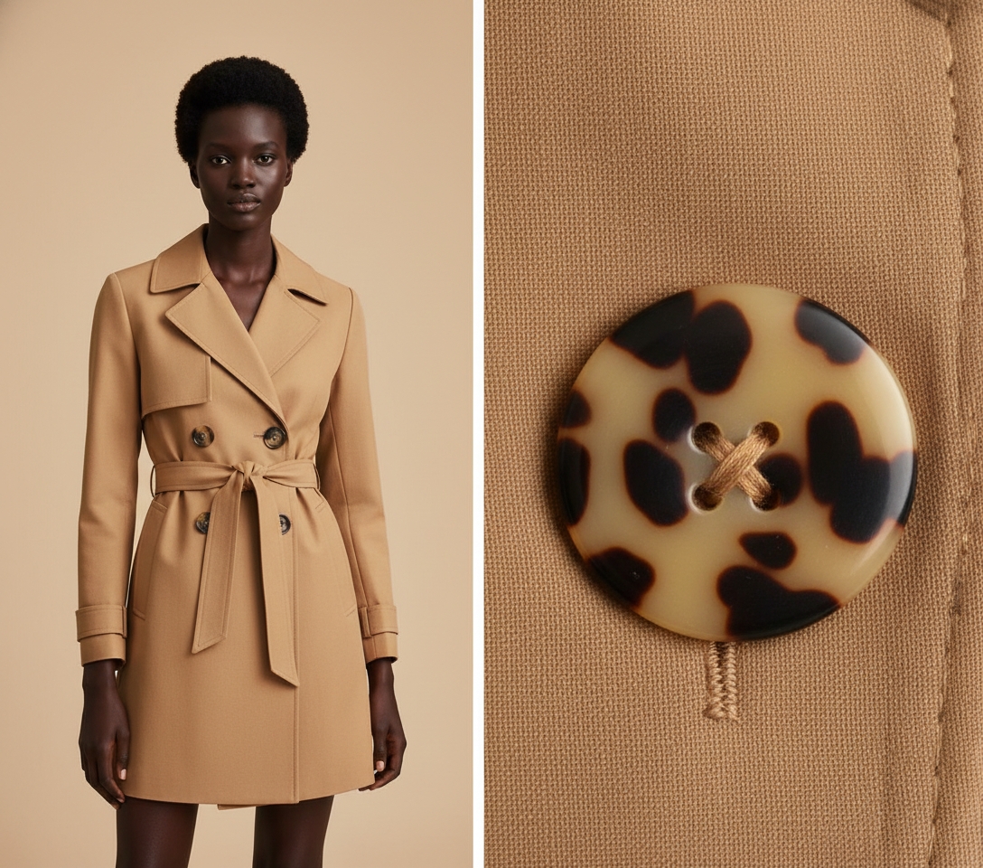 Tortoiseshell Button